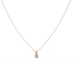 Load image into Gallery viewer, Solitaire Pear Lab Grown Diamond Pendant by Stefee