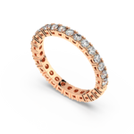 Load image into Gallery viewer, Small Petite Brilliant Round Band Lab Grown Diamond  Ring by Stefee Jewels