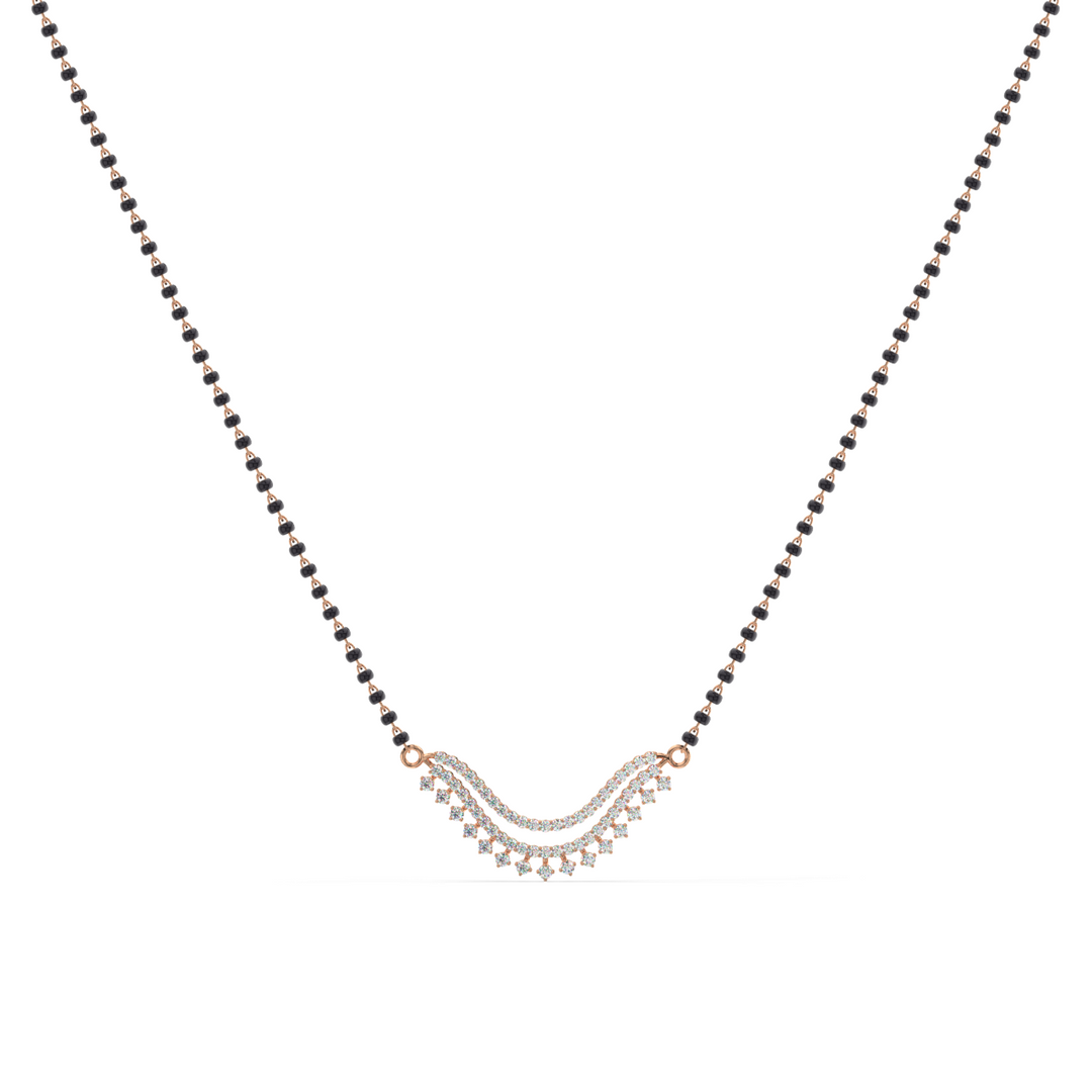 Sparkling Elegant  Lab Grown Diamond Necklace by Stefee Jewels
