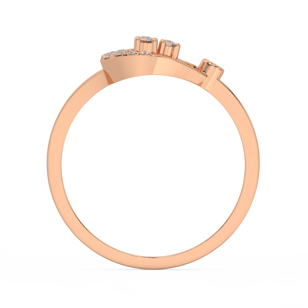 Cocktail  Lab Grown Diamond Ring by Stefee Jewels