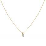 Load image into Gallery viewer, Solitaire Oval Lab Grown Diamond Pendant by Stefee