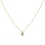 Load image into Gallery viewer, Solitaire Oval Lab Grown Diamond Pendant by Stefee