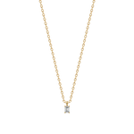 Load image into Gallery viewer, Solitaire Emerald Lab Grown Diamond Pendant by Stefee