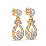 Load image into Gallery viewer, Classic Double Drop Hoops By Stefee Jewels