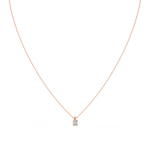 Load image into Gallery viewer, Solitaire Emerald Lab Grown Diamond Pendant by Stefee