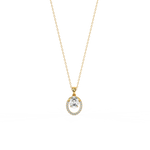 Load image into Gallery viewer, Lunar Radiance Lab Grown Diamond  Pendant Set by Stefee Jewels