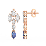 Load image into Gallery viewer, Bright Beginnings Lab Grown Diamond Drop Earrings by Stefee Jewels