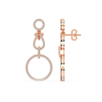 Load image into Gallery viewer, Hoops on Hoops  Lab Grown Diamond Earrings By Stefee Jewels