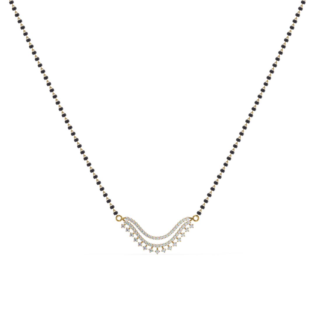 Sparkling Elegant  Lab Grown Diamond Necklace by Stefee Jewels