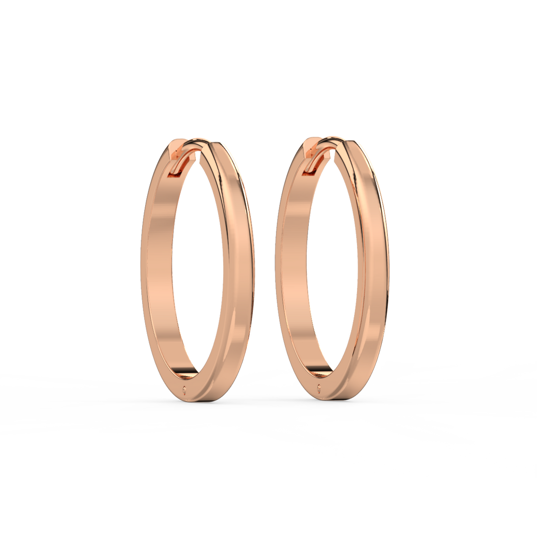 Huggie Hoops Lab Grown Diamond Earrings by Stefee