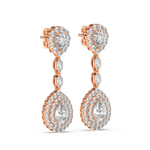Load image into Gallery viewer, Classic Round  Lab Grown Diamond Ear Studs By Stefee Jewels