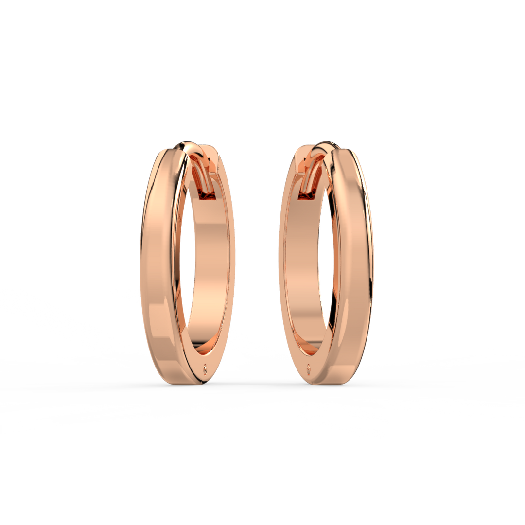 Huggie Hoops Lab Grown Diamond Earrings by Stefee