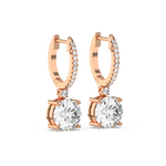 Load image into Gallery viewer, Classic  Lab Grown Diamond  Dangles By Stefee Jewels