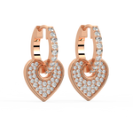Load image into Gallery viewer, Dazzling Dreams Lab Grown Diamond Hoop Earrings by Stefee Jewels