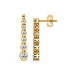 Load image into Gallery viewer, Partywear Traditional Lab Grown Diamond Earrings By Stefee Jewels