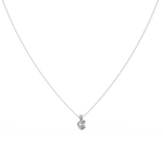Load image into Gallery viewer, Solitaire Oval Lab Grown Diamond Pendant by Stefee