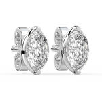 Load image into Gallery viewer, Luminous Love Lab Grown Diamond Stud Earrings by Stefee Jewels