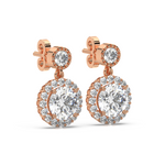 Load image into Gallery viewer, Signature Cross  Lab Grown Diamond Studs By Stefee Jewels