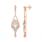 Load image into Gallery viewer, Elegant Streams Lab Grown Diamond Drop Earrings by Stefee Jewels