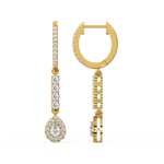 Load image into Gallery viewer, Twinkle Rope  Lab Grown Diamond Drop Earrings By Stefee Jewels