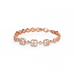 Load image into Gallery viewer, Twinkling Hearts Lab Grown Diamond Bracelet by Stefee jewels