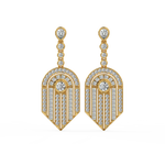 Load image into Gallery viewer, Brilliant Blossoms Lab Grown Diamond Drop Earrings by Stefee Jewels