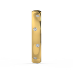 Load image into Gallery viewer, Stacking Band Ring with Lab Grown Diamond by Stefee