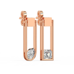 Load image into Gallery viewer, Twinkling Treasures Lab Grown Diamond Drop Earrings by Stefee Jewels