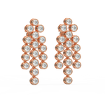 Load image into Gallery viewer, Cluster Dangle Earrings By Stefee Jewels