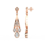 Load image into Gallery viewer, Ambrosia Star Lab Grown Diamond Drop Earrings by Stefee Jewels