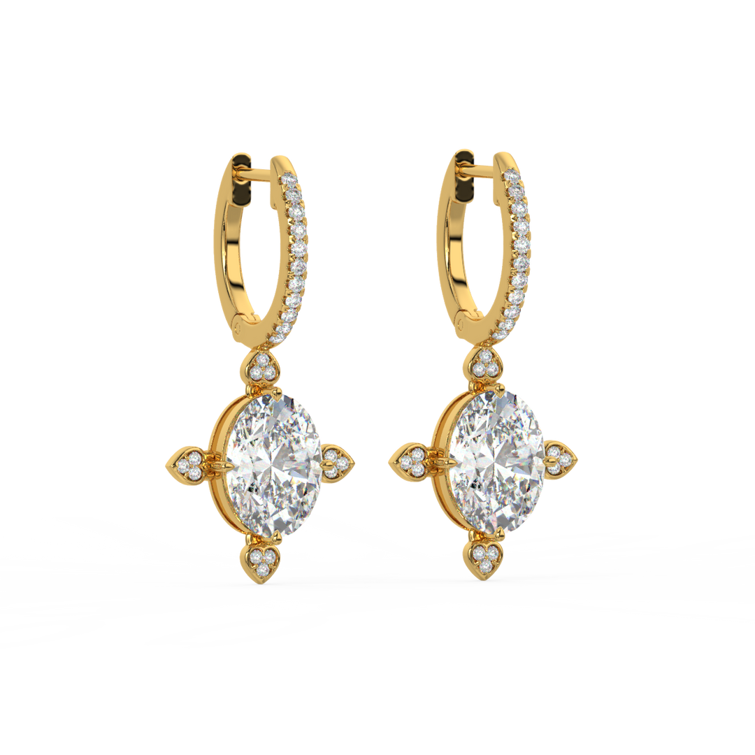 Minimalist  Lab Grown Diamond  Studs By Stefee Jewels