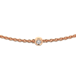 Load image into Gallery viewer, Bazel Set 5 Lab Grown Diamond Bracelet by Stefee
