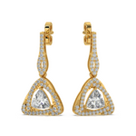 Load image into Gallery viewer, Moderm Geometric Lab Grown Diamond  Studs By Stefee Jewels