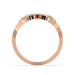 Load image into Gallery viewer, Mermaid Petals Shaped Lab Grown Diamond Ring by Stefee Jewels