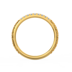 Load image into Gallery viewer, Round Embellished  Lab Grown Diamond Band by Stefee Jewels