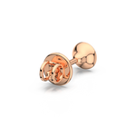 Load image into Gallery viewer, Round Lab Grown Diamond Bezel Earrings by Stefee