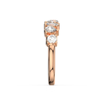 Load image into Gallery viewer, Multi-Shape Half Band Lab Grown - Engagement Diamond Ring by Stefee Jewels