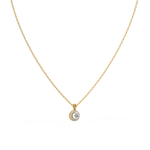 Load image into Gallery viewer, Gleaming Stone Lab Grown Diamond  Pendant Set by Stefee Jewels