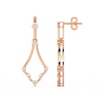 Load image into Gallery viewer, Glitter Streams Lab Grown Diamond Drop Earrings by Stefee Jewels