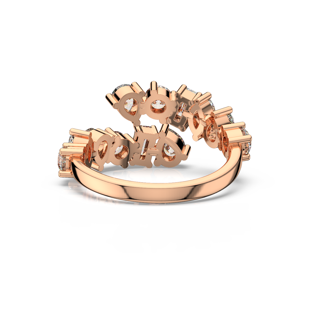 Multi-Shape Twist - Lab Grown Diamond Ring by Stefee Jewels