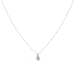 Load image into Gallery viewer, Solitaire Pear Lab Grown Diamond Pendant by Stefee