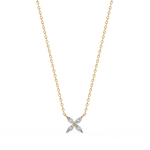 Load image into Gallery viewer, Marquise Flower Lab Grown Diamonds Necklace by Stefee