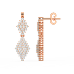 Load image into Gallery viewer, Lab Grown Diamond Raindrop Earrings  By Stefee Jewels