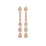 Load image into Gallery viewer, Sparkling Lab Grown Diamond Drop Earrings By Stefee Jewels