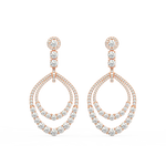 Load image into Gallery viewer, Timeless Round  Lab Grown Diamond Earrings By Stefee Jewels