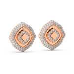 Load image into Gallery viewer, Shimmering Light Lab Grown Diamond Studd Earrings by Stefee Jewels