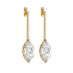 Load image into Gallery viewer, Exqusite Lab Grown Diamond Drop  Earrings By Stefee Jewels