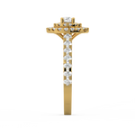 Load image into Gallery viewer, Lab Grown Diamond Cluster Double Halo - Engagement Ring by Stefee Jewels