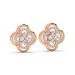 Load image into Gallery viewer, Radiant Reflections Lab Grown Diamond Stud Earrings by Stefee Jewels