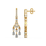 Load image into Gallery viewer, Tiny Drops Lab Grown Diamond   Earrings By Stefee Jewels